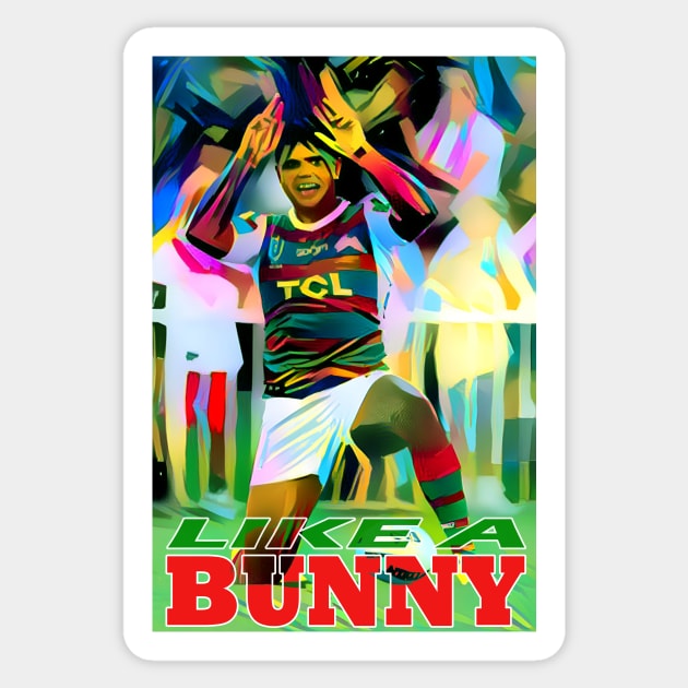 South Sydney - Latrell Mitchell - LIKE A BUNNY! Sticker by OG Ballers